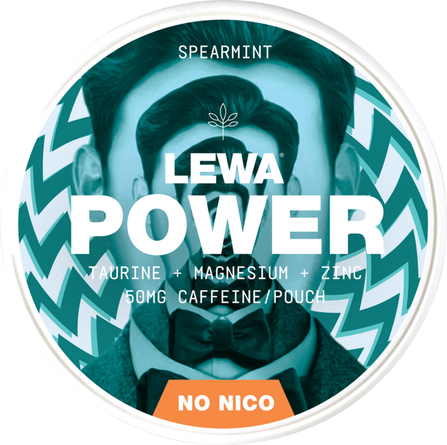 Lewa Power Spearmint-Nikotinfritt Snus-Tobax
