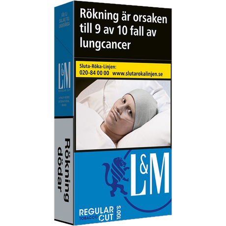 LM Regular Cut Blue 100s-Cigaretter-Tobax