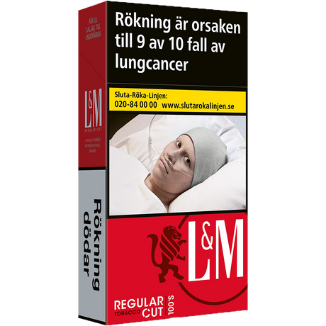 LM Regular Cut Red 100s-Cigaretter-Tobax
