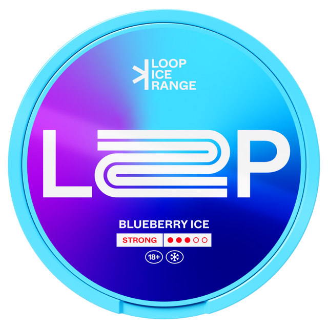 LOOP Blueberry Ice Strong-Nikotinposer-Tobax