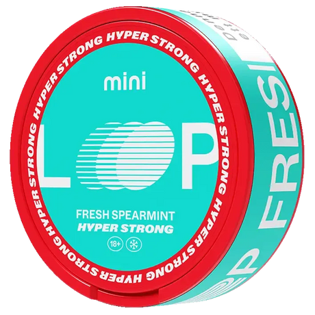 Loop Fresh Spearmint Mini Hyper Strong Side