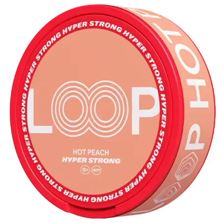 LOOP Hot Peach Hyper Strong-Nikotinposer-Tobax