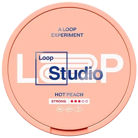LOOP Hot Peach Strong-Nikotinposer-Tobax