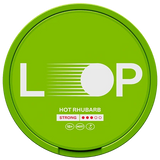 LOOP Hot Rhubarb Strong-Nikotinposer-Tobax