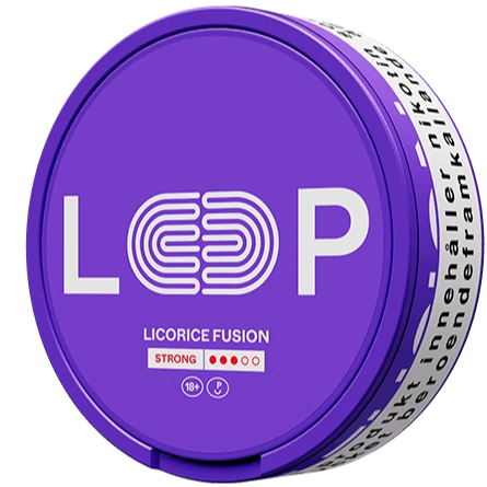 LOOP Licorice Fusion Strong-Nikotinposer-Tobax