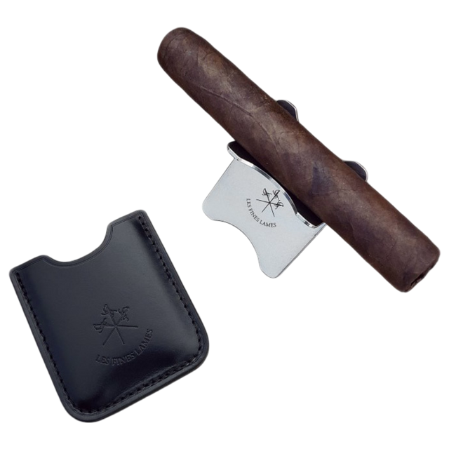 Les Fines Lames Cigarrstöd Svart-Cigarr-Tobax