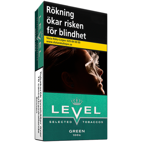 Level Green 100s-Cigaretter-Tobax