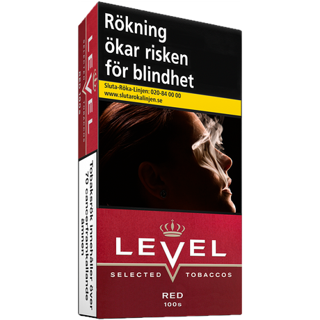 Level Red 100s-Cigaretter-Tobax