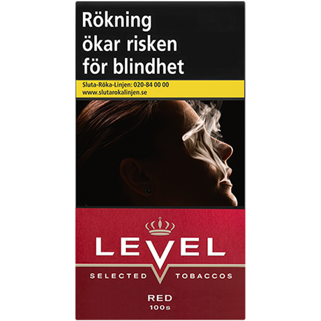 Level Red 100s-Cigaretter-Tobax