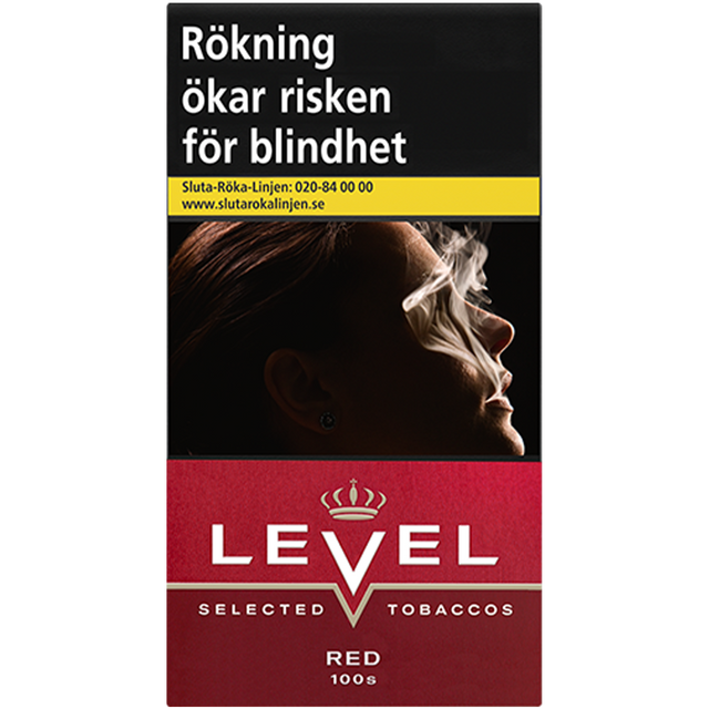 Level Red 100s-Cigaretter-Tobax