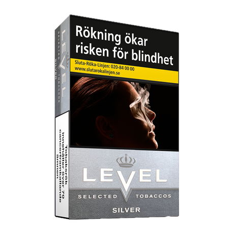 Level Silver-Cigaretter-Tobax