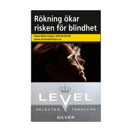 Level Silver-Cigaretter-Tobax