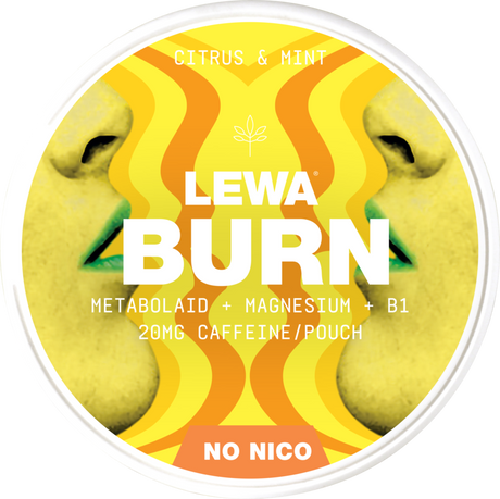 Lewa Burn Citrus Mint-Nikotinfritt Snus-Tobax