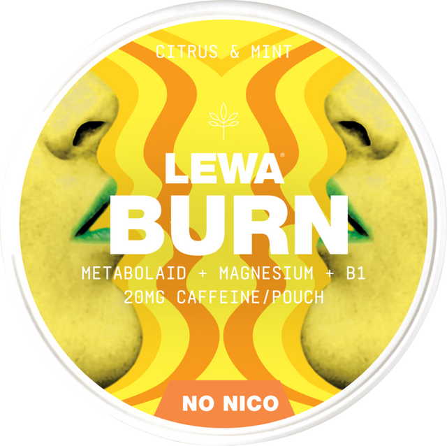 Lewa Burn Citrus Mint-Nikotinfritt Snus-Tobax
