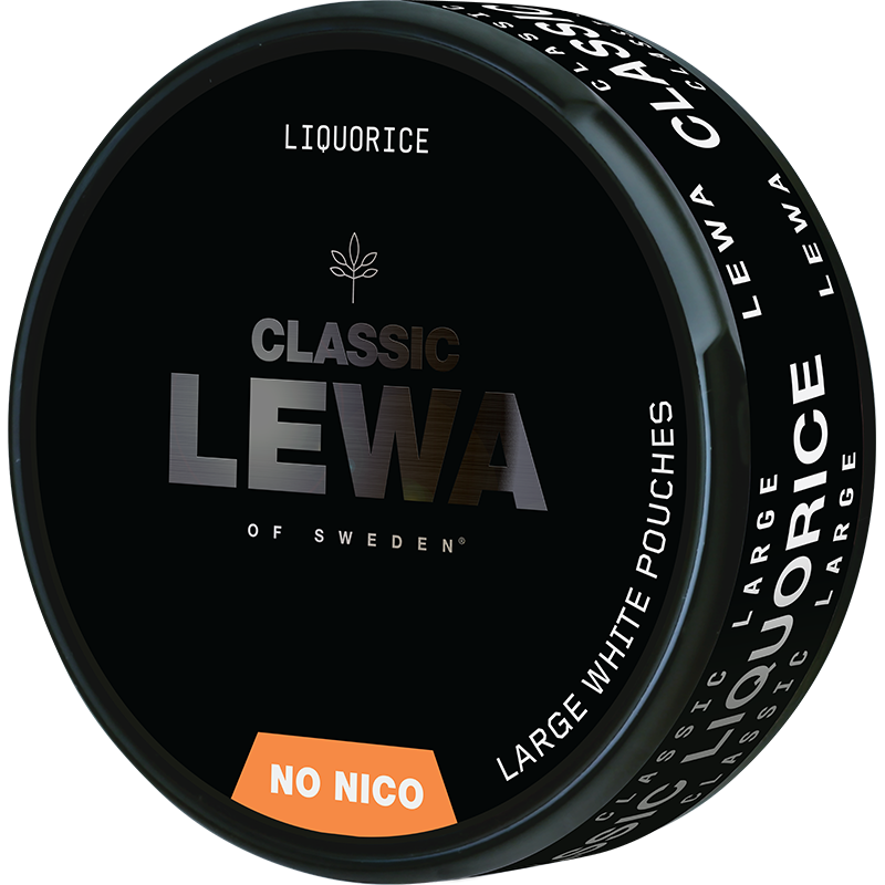 Lewa Classic Liqurice No Nico-Nikotinfritt Snus-Tobax
