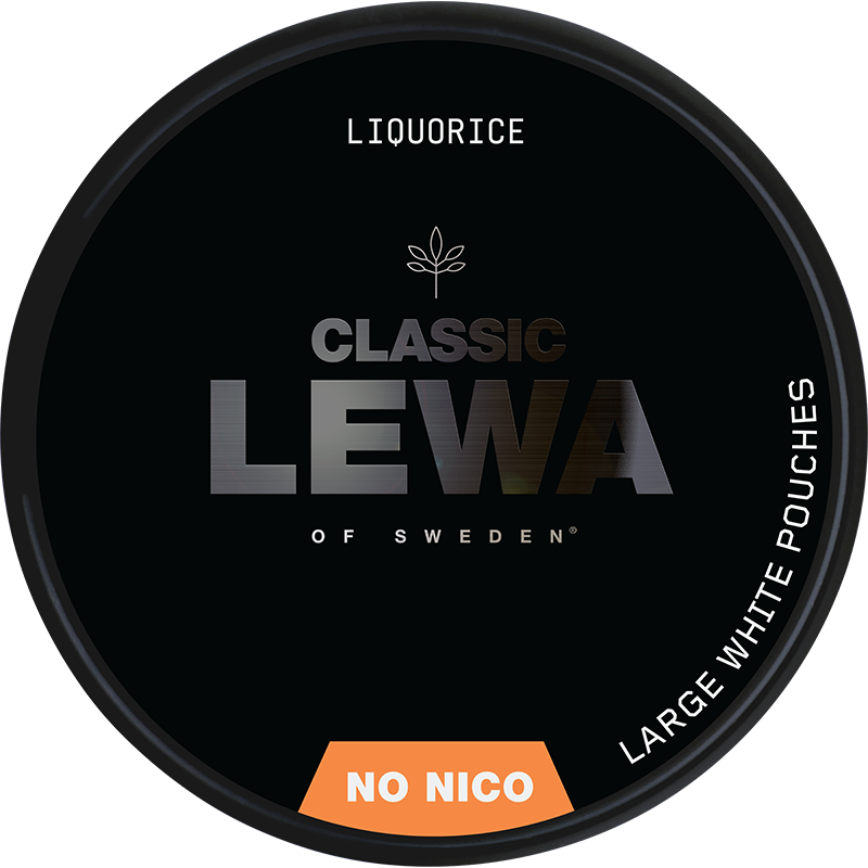 Lewa Classic Liqurice No Nico-Nikotinfritt Snus-Tobax