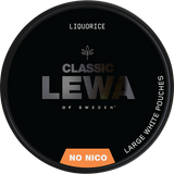 Lewa Classic Liqurice No Nico-Nikotinfritt Snus-Tobax