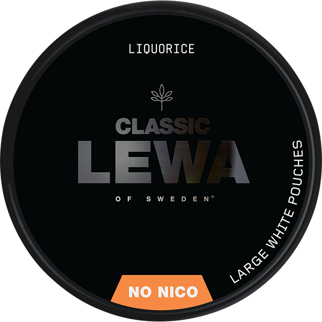 Lewa Classic Liqurice No Nico-Nikotinfritt Snus-Tobax