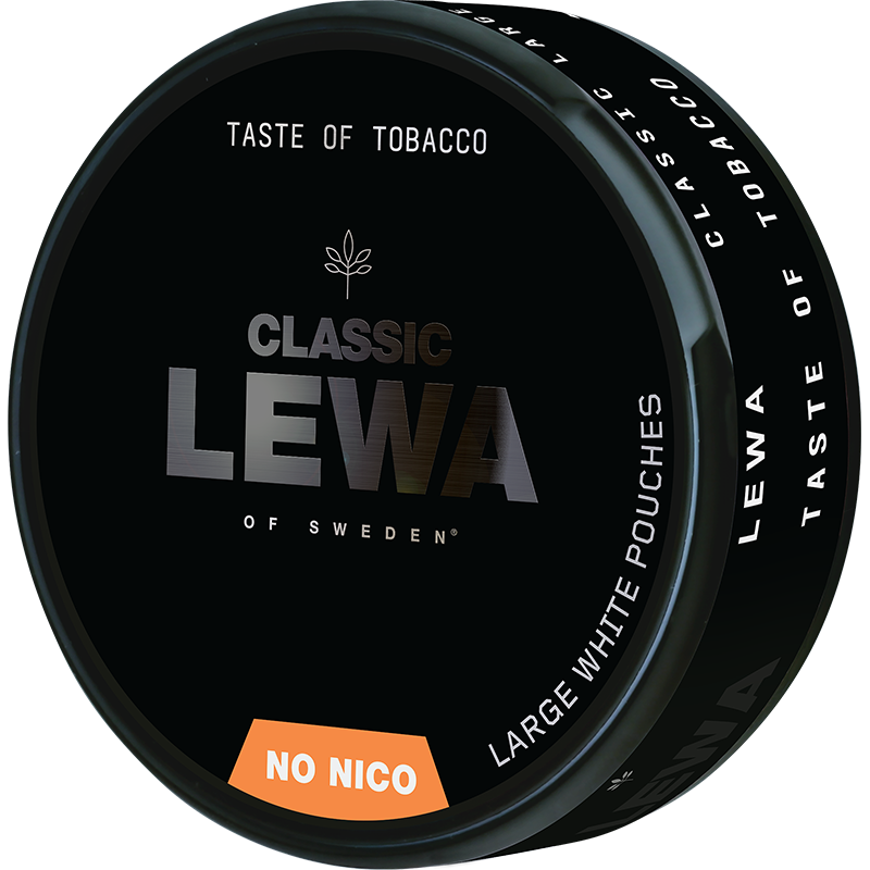 Lewa Classic Taste Of Tobacco No Nico-Nikotinfritt Snus-Tobax