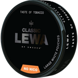 Lewa Classic Taste Of Tobacco No Nico-Nikotinfritt Snus-Tobax