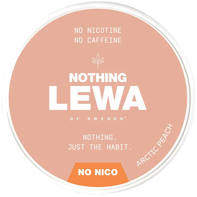 Lewa Nothing Arctic Peach Nikotinfritt Snus