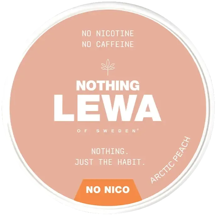 Lewa Nothing Arctic Peach Nikotinfritt Snus