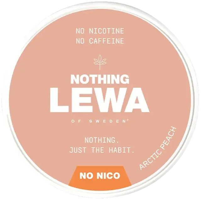 Lewa Nothing Arctic Peach Nikotinfritt Snus