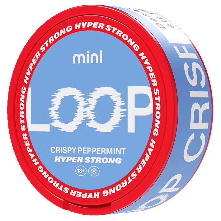 Loop Crispy Peppermint Mini Hyper Strong Side