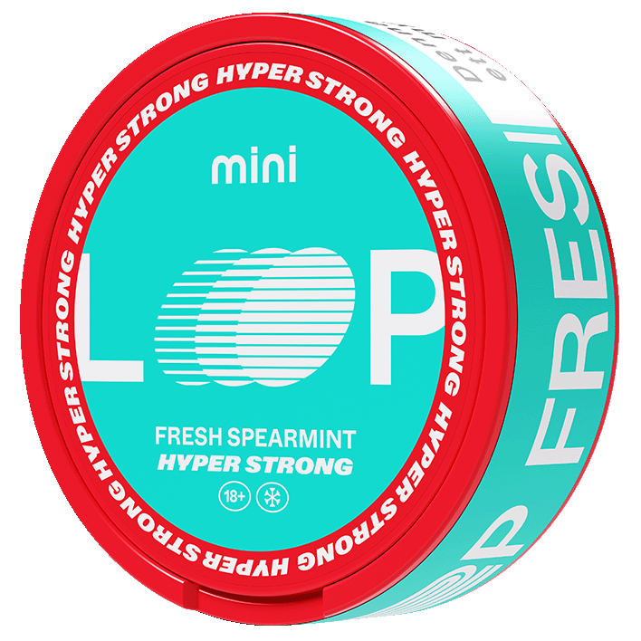 Loop Fresh Spearmint Mini Hyper Strong Side