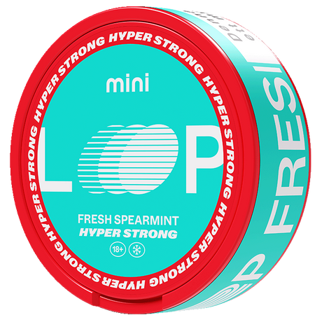 Loop Fresh Spearmint Mini Hyper Strong Side