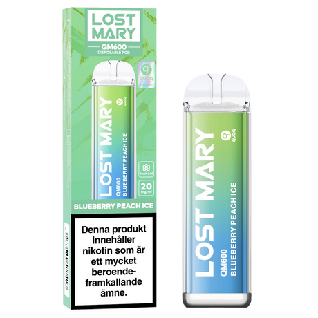 Lost Mary Blueberry Peach Ice 20mg – Tobax