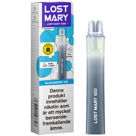 Lost Mary LM1000 20mg Vape Blackberry Ice