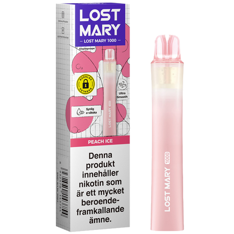 Lost Mary LM1000 Peach Ice 20mg