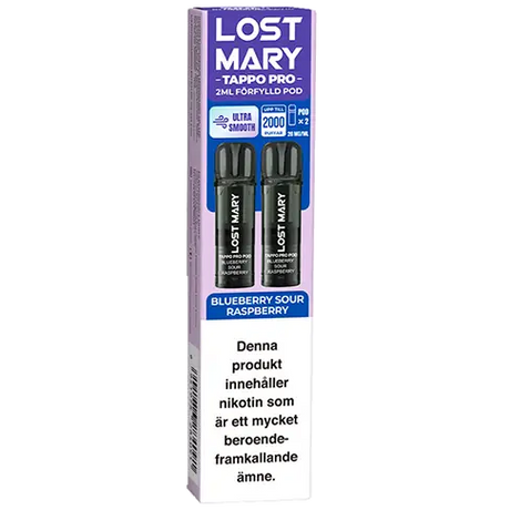 Lost Mary TAPPO PRO Pod x2 Blueberry Sour Raspberry