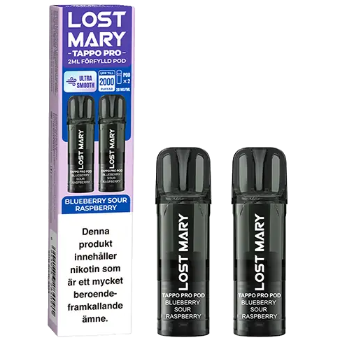 Lost Mary TAPPO PRO Pod x2 Blueberry Sour Raspberry