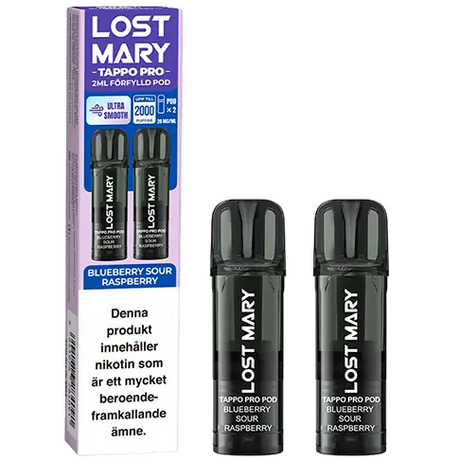 Lost Mary TAPPO PRO Pod x2 Blueberry Sour Raspberry