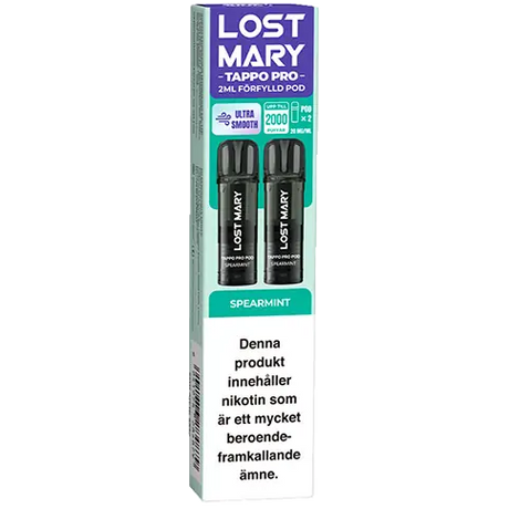 Lost Mary TAPPO PRO Pod x2 Spearmint 20mg