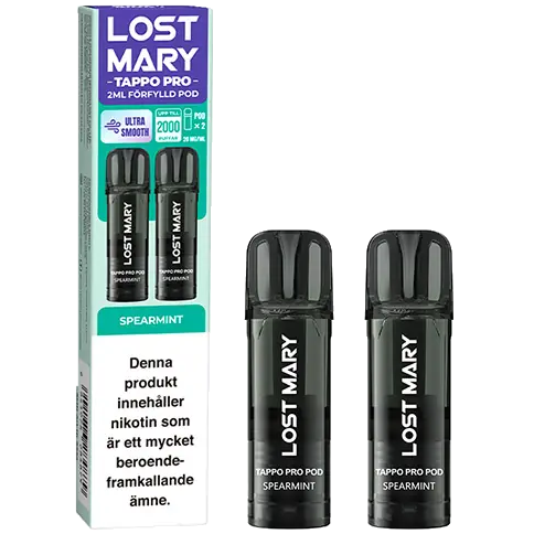 Lost Mary TAPPO PRO Pod x2 Spearmint 20mg