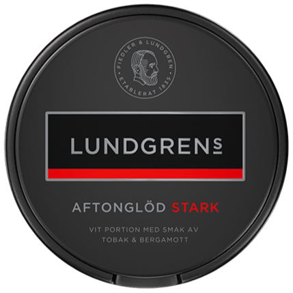 Lundgrens Lundgrens Aftonglöd Stark Extra Strong - snus
