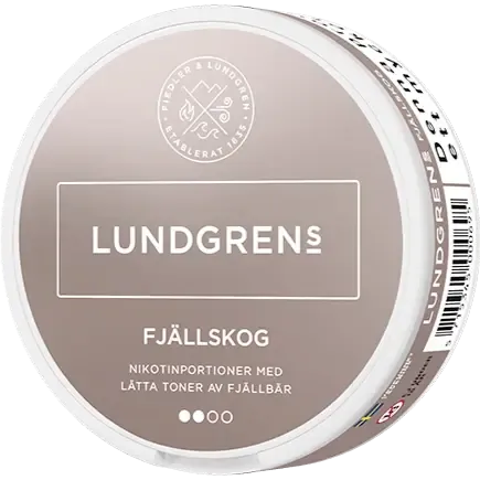 Lundgrens Fjällskog All White-Nikotinposer-Tobax