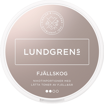 Lundgrens Fjällskog All White-Nikotinposer-Tobax