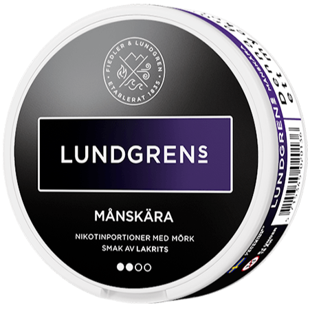 Lundgrens Månskära All White-Nikotinposer-Tobax