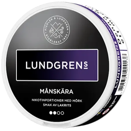 Lundgrens Månskära All White-Nikotinposer-Tobax
