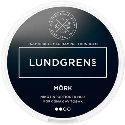Lundgrens Mörk All White-Nikotinposer-Tobax