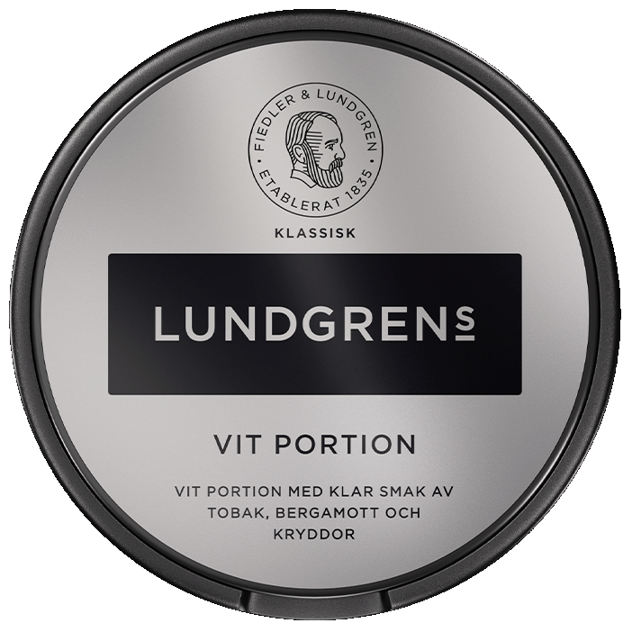 Lundgrens Lundgrens Vit Portion Strong - nikotinpåsar