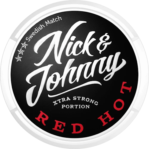 Nickjohnny Nick & Johnny Red Hot Extra Strong - portionssnus