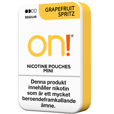 On! Grapefruit Spritz 3mg-Nikotinposer-Tobax