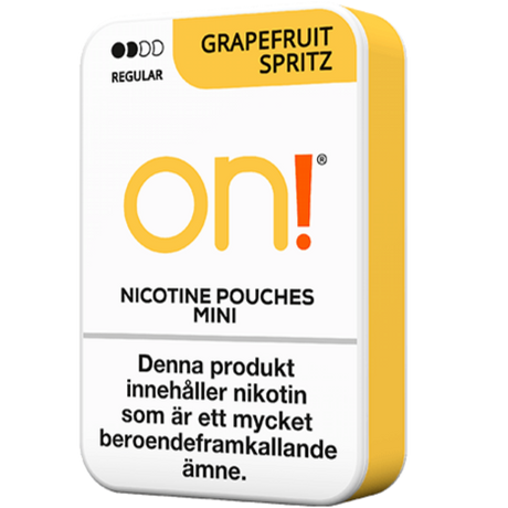 On! Grapefruit Spritz 3mg-Nikotinposer-Tobax