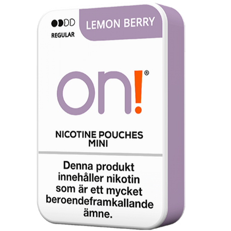 On! Lemon Berry 3mg-Nikotinposer-Tobax