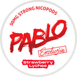 Pablo Exclusive Strawberry Lychee-Nikotinposer-Tobax